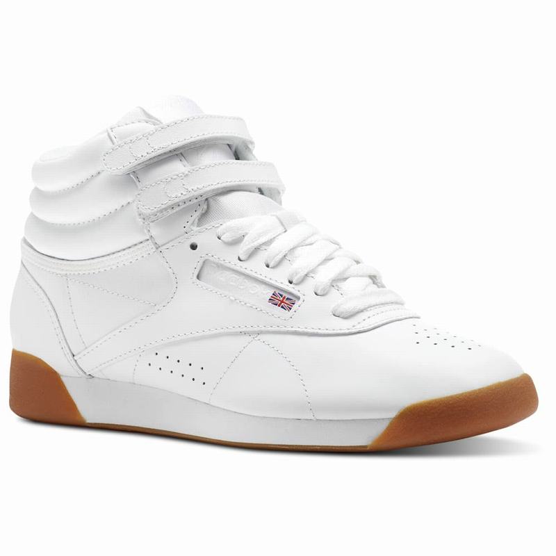 Reebok Freestyle Hi Tenisky Damske - Biele HZ9189DC